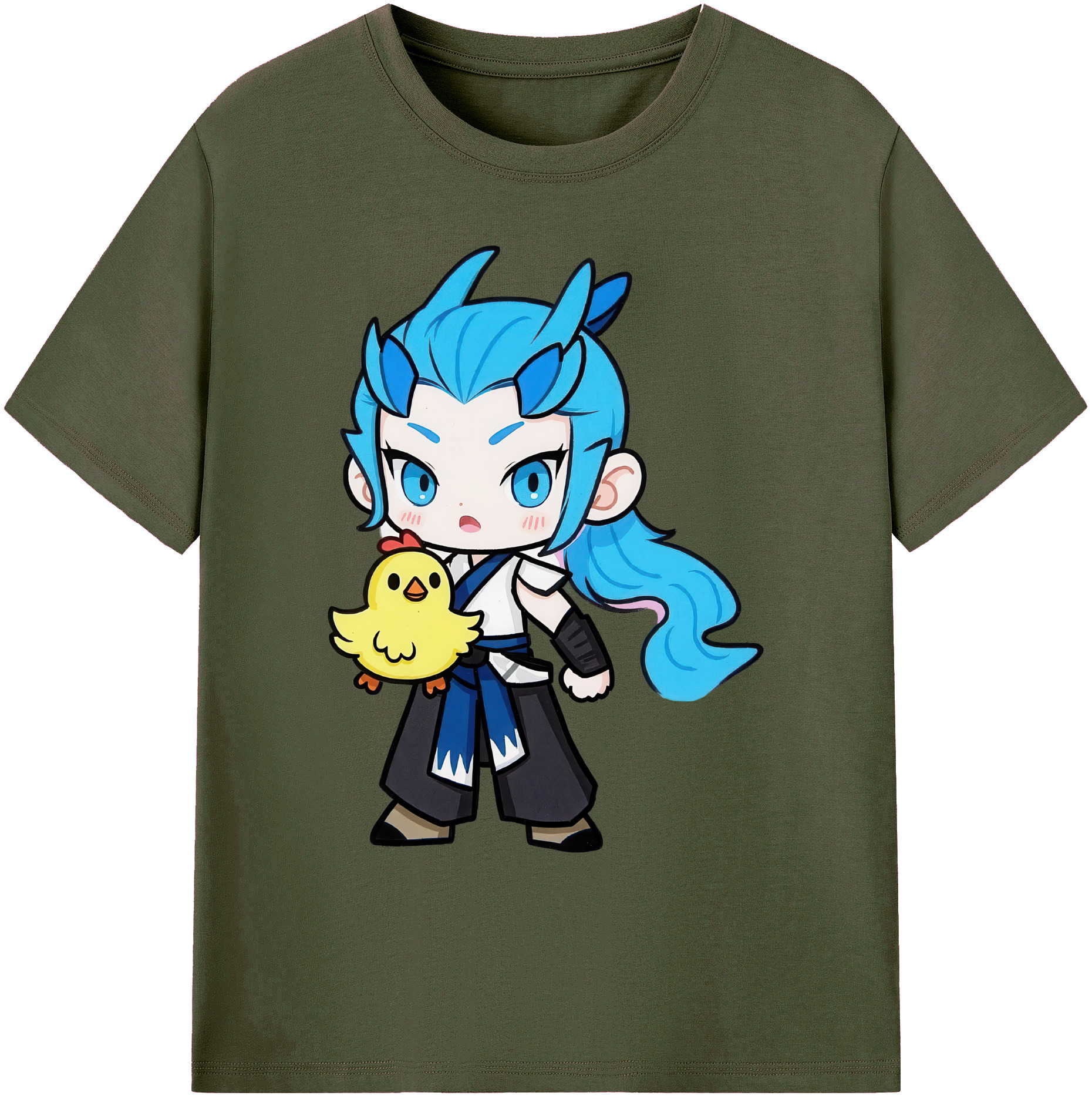 （画像用） Ne Zha 2 ナタ 魔童の大暴れ 綿100％ メンズ半袖Tシャツ｜肌触りやわらか＆通気性